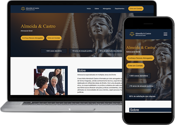 site para advogados